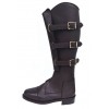 Zipper Field Polo Player Boots Buckle Straps