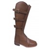 Zipper Field Polo Player Boots Buckle Straps