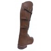 Zipper Field Polo Player Boots Buckle Straps