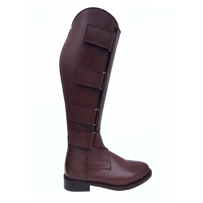 Polo Player Boots 4-Strap Velcro