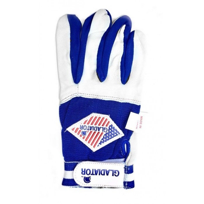 Youth Polo Player Gloves - Blue