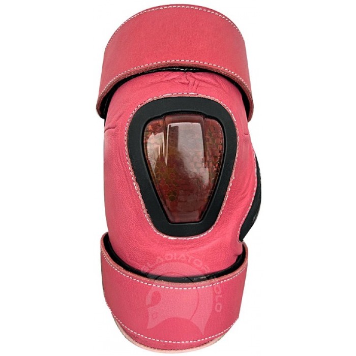 Aegis Model Polo Knee Guards 2-Strap - Pink