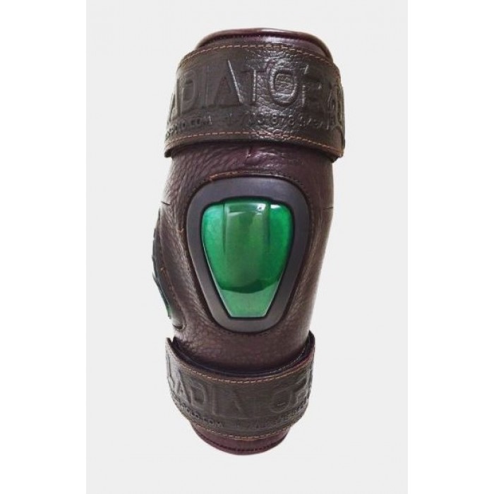 Aegis Model Polo Knee Guards 2-Strap - Green