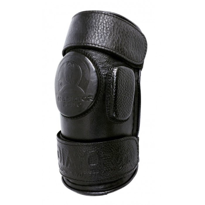 POLO RIDING 3 STRAPS REAL LEATHER KNEE Guard-BLACK,BROWN & Tan 