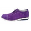 Oxford Suede Shoes Purple