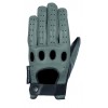 Designer Reverse Stitched Driving Gloves - Gray Black