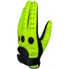 Designer Reverse Stitched Driving Gloves - Neon Green