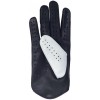 Designer Reverse Stitched Driving Gloves - White
