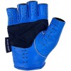 Designer Driving Gloves Fingerless - Blue II