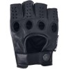 Designer Driving Gloves Fingerless - Black