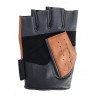 Designer Driving Gloves Fingerless - Cognac Brown