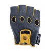 Designer Driving Gloves Fingerless - Gray