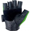 Designer Driving Gloves Fingerless - Green