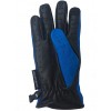 Designer Driving Gloves Velcro - Blue Black