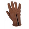 Touchscreen Zipper Driving Motorcycle Gloves Brown