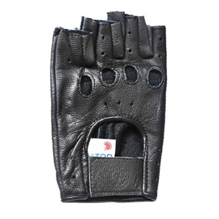 finger cut leather gloves