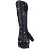 Medieval Archer Fantasy Long Gauntlets - Studded