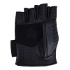 Premium Fingerless Leather Driving Gloves - Velcro