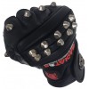 Motorcycle Gloves Fingerless Stainless Steel Studs