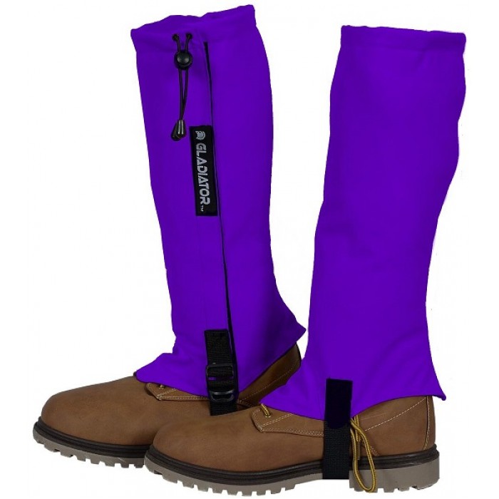 Outdoor Gaiters for Skiing Hiking Snow - Purple