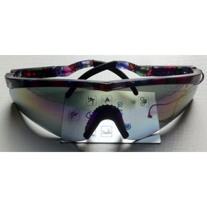 Polo Goggles - Purple Mosaic