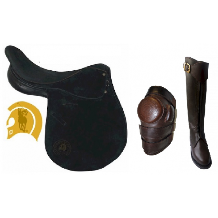 Custom Polo Boots, Knee Guards and Polo Saddle, Polo Bridle, Polo Tack, Polo Stirrup Leathers | Buffalo Leather